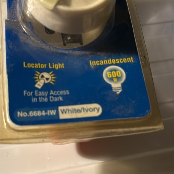 Two Leviton White and Ivory Push On/Off Dimmer with RFI Filter - Picture 11 of 12